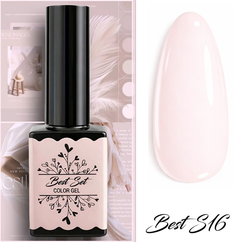 Гел лак Best S16 Млечен Крем