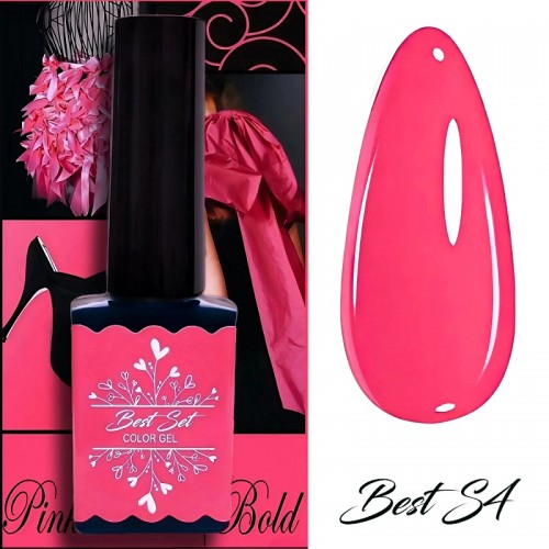 Гел лак Best S4 Розов НЕОН
