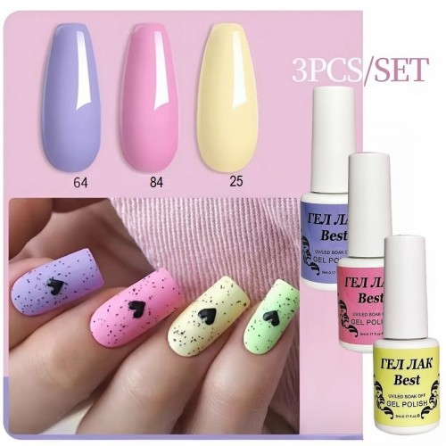 Бест Сет x 3 - Tricolor Hearts