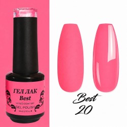 Гел лак Best 20 Неоново Розово