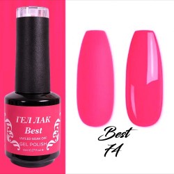 Best - гел лак 74 Неоново Розов Best - гел лак 74 Неоново Розов