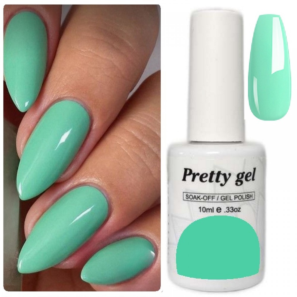 Гел лак Pretty 165 Мляко с мента