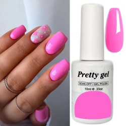 Гел лак Pretty 124 Ултра Розово