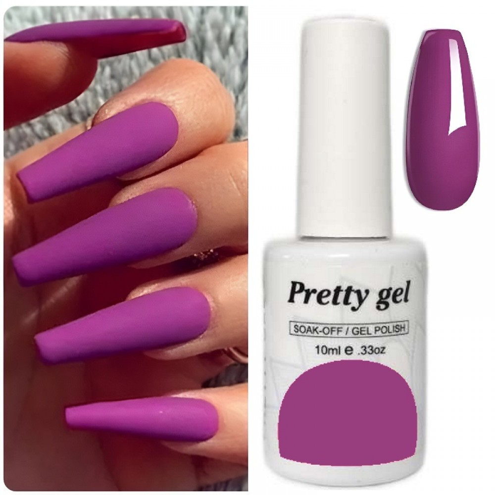 Гел лак Pretty 557 Сладко лилав цвят