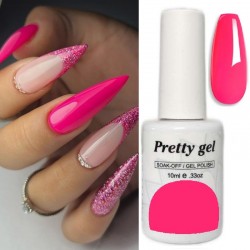 Гел лак Pretty 81 Розов Неон