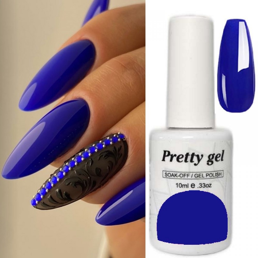 Гел лак Pretty 871 Опасно синьо