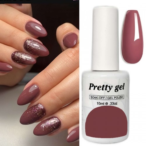 Гел лак Pretty A4 Окисово Червено