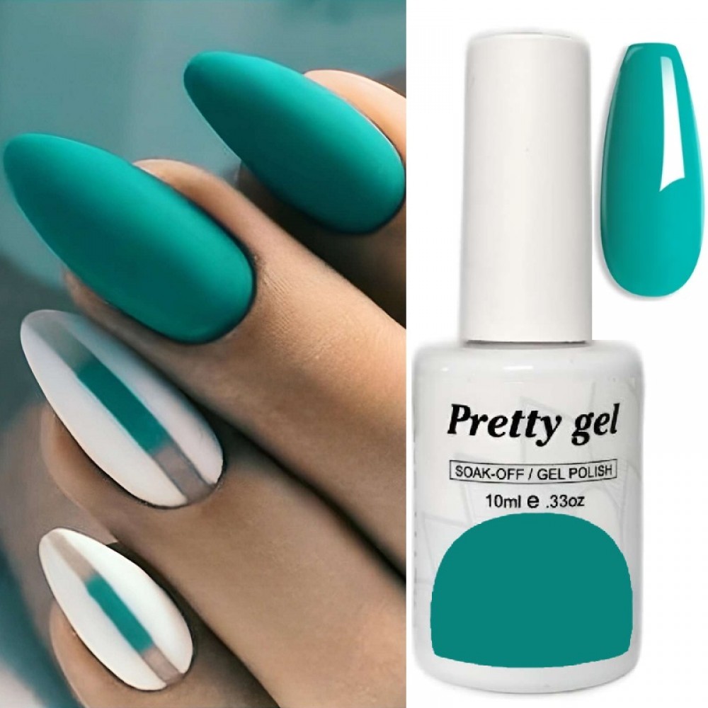 Гел лак Pretty 409 Тюркоазена магия