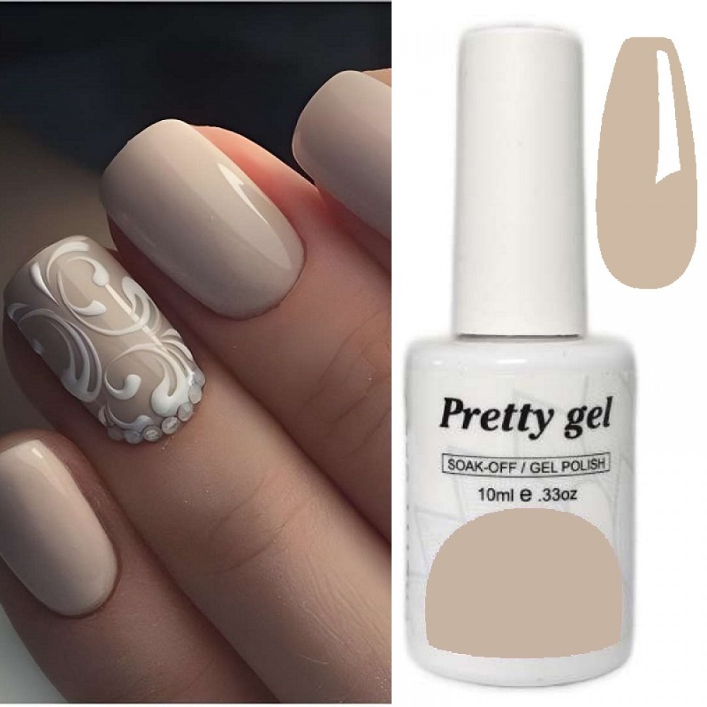 Гел лак Pretty 690 Светло Бежов Нюанс