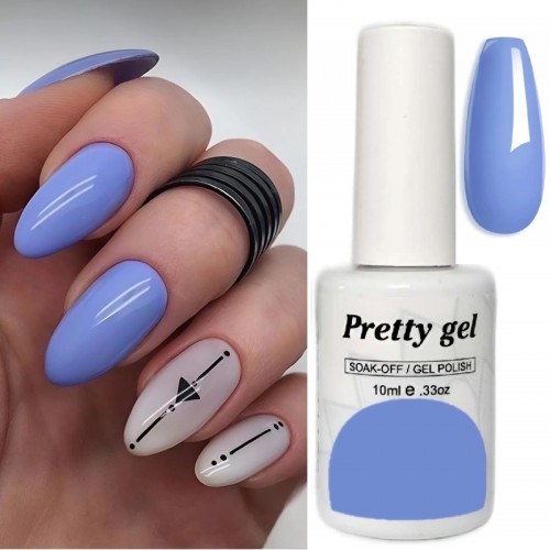 Гел лак Pretty A43 Диамантено Синьо