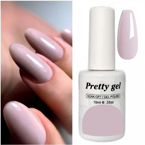 Гел лак Pretty 109 Розово-Лилав Пастел