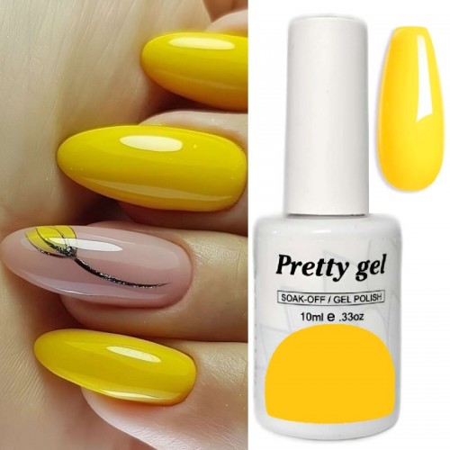 Гел лак Pretty 161-610 Светла горчица