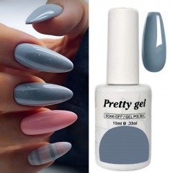 Гел лак Pretty 563 Сиво-Син Нюанс