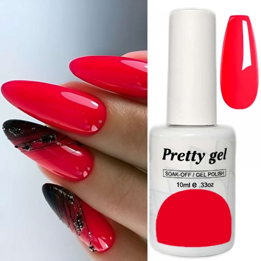 Гел лак Pretty A17 Озаряващо Червено