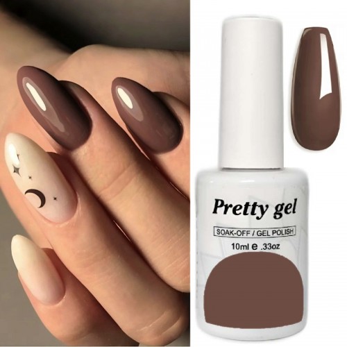 Гел лак Pretty 188 Шоколадов Мус