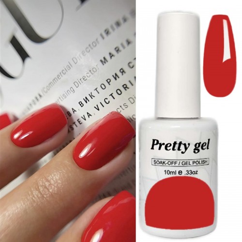 Гел лак Pretty 201 Огнено Танго