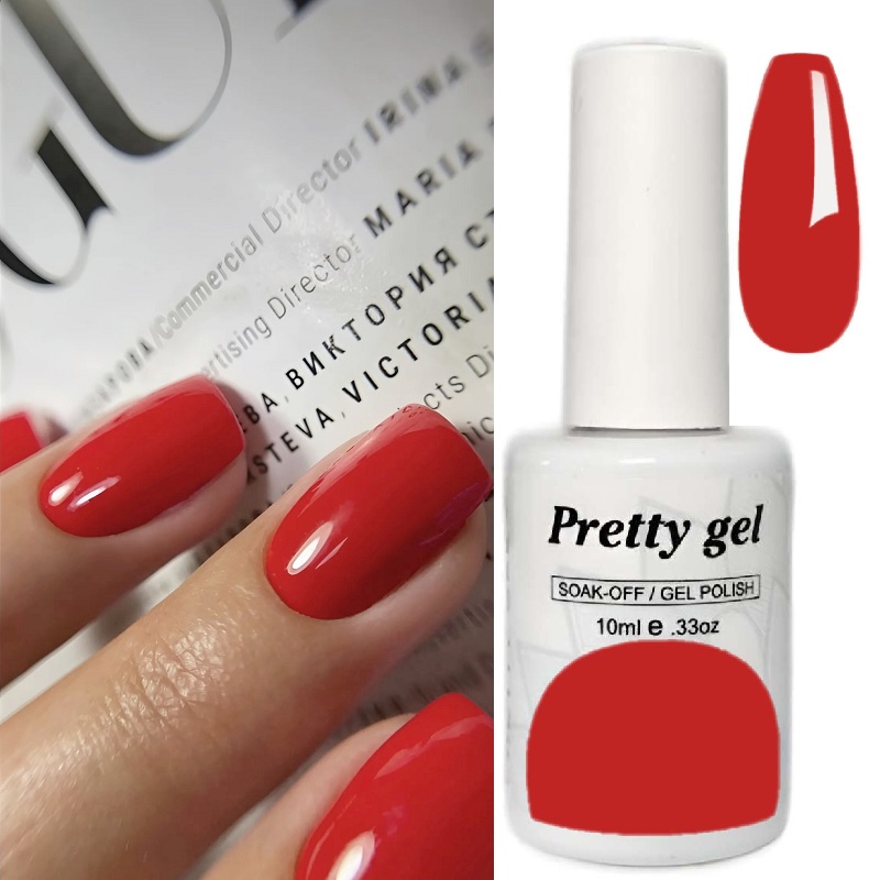 Гел лак Pretty 201 Огнено Танго Гел лак Pretty 201 Огнено Танго