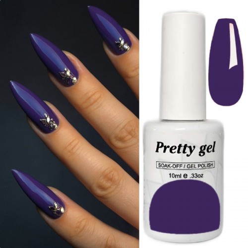 Гел лак Pretty 455-57 Индигово Лилаво 15мл.-84