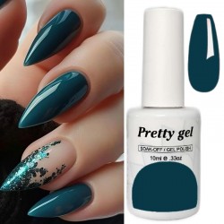 Гел лак Pretty 86 Тъмно Синьо-зелено
