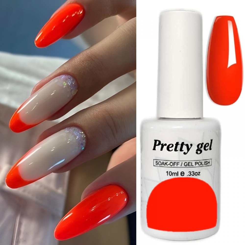 Гел лак Pretty 1475 Лъчисто Оранжево