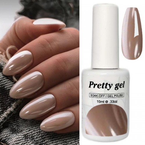 Гел лак Pretty 1542 Телесно Перлено