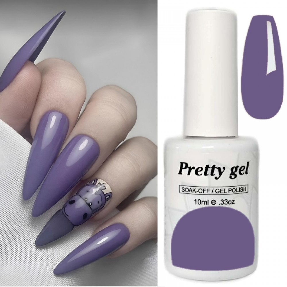 Гел лак Pretty 200 Наситено Лилав Пастел Гел лак Pretty 200 Наситено Лилав Пастел