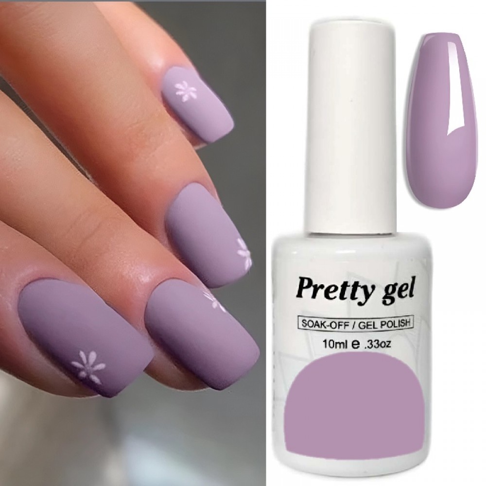 Гел лак Pretty 28 Бонбонено лилаво