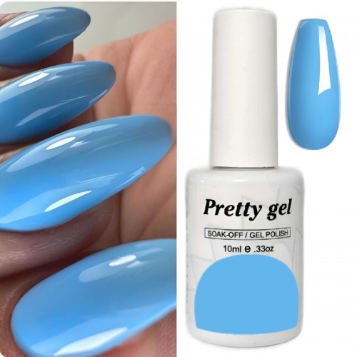 Гел лак Pretty 446 Небесно Синьо