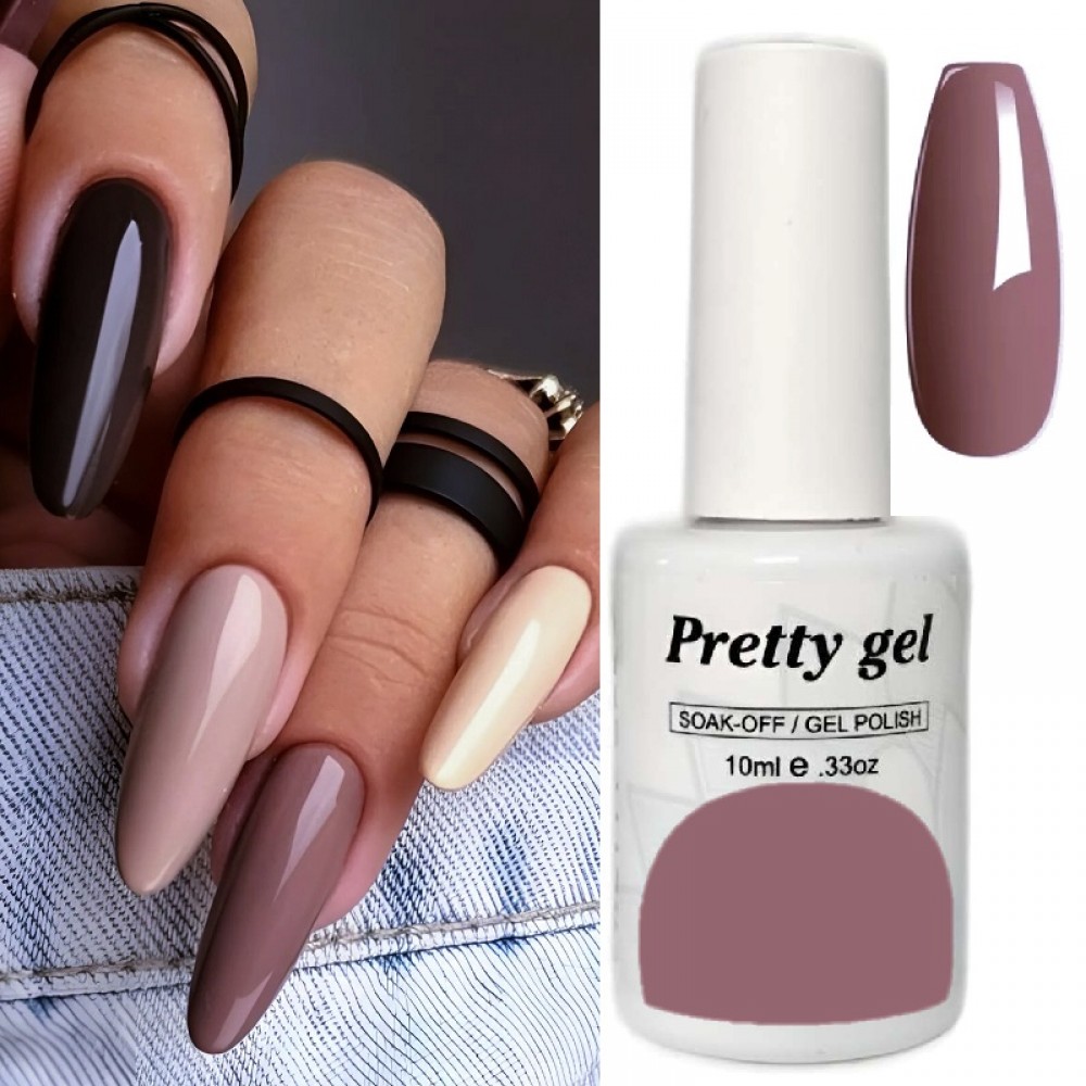 Гел лак Pretty 79 Крем Какао с Боровинки