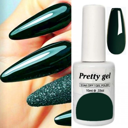 Гел лак Pretty 83 Дълбоко Зелено