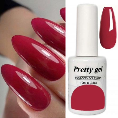 Гел лак Pretty 901 Пурпурно Червено