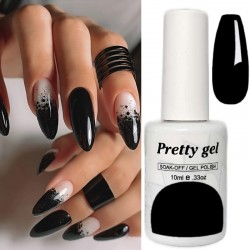 Гел лак Pretty 90 Черен Диамант