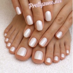 Pearl 1 Гел лак Pretty Бяла Перла-foto2