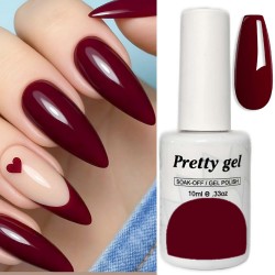 Гел лак Pretty 094 Рустик Червено