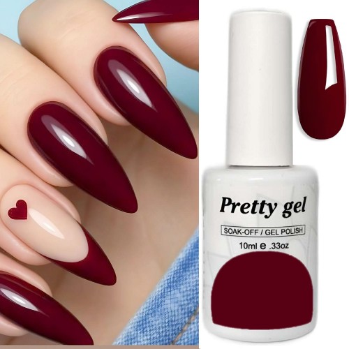 Гел лак Pretty 094 Рустик Червено