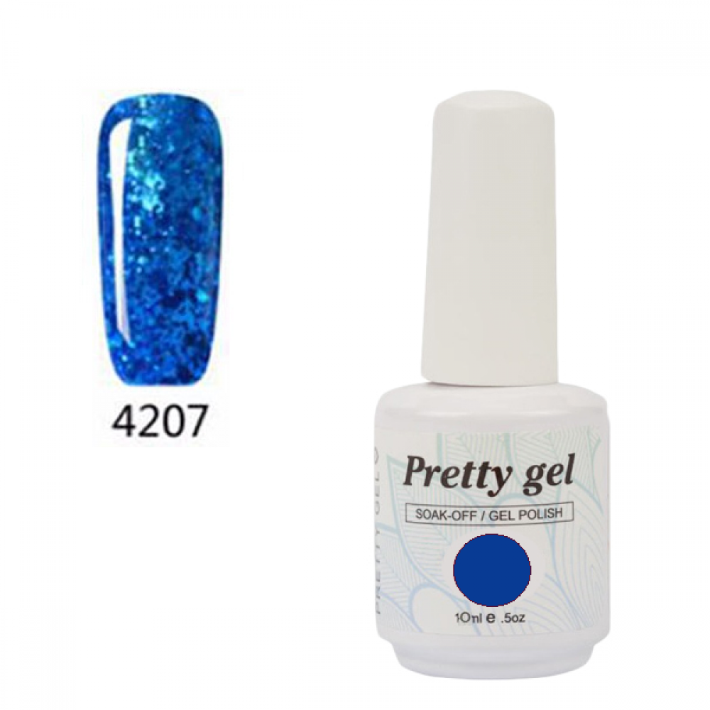 Гел лак Pretty 4207-A37 Син