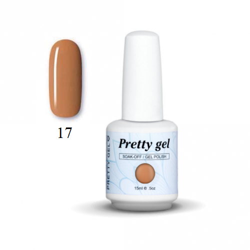 Гел лак Pretty 17 Светъл карамел