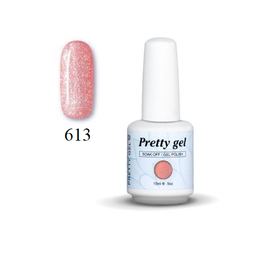 Гел лак Pretty 613 -Перлена роза