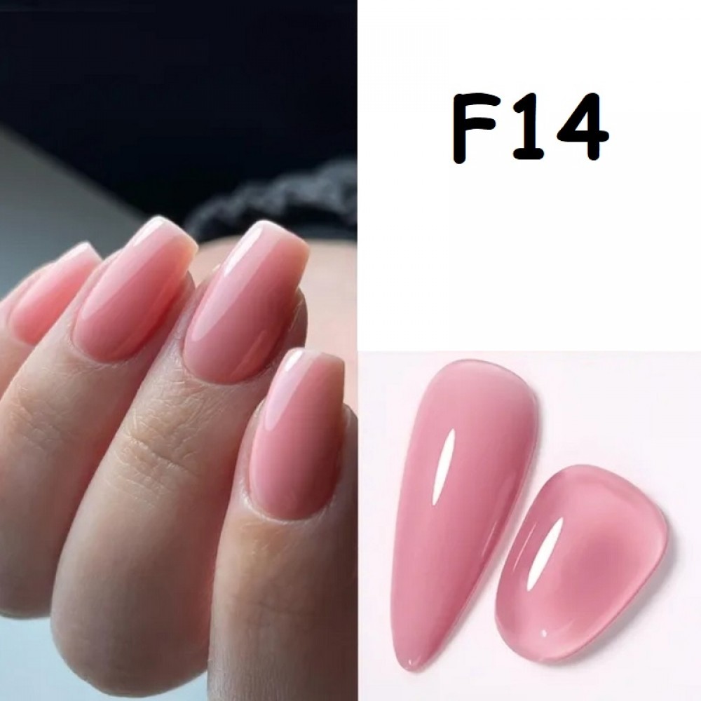 Гел лак Pretty F - за френски маникюр - 15 мл