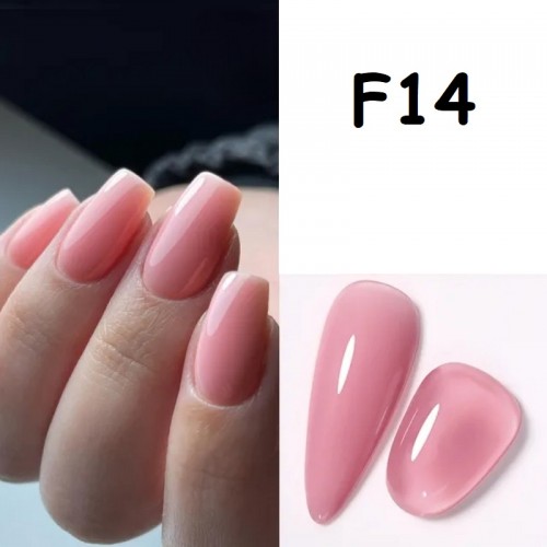 Гел лак Pretty F - за френски маникюр - 10 мл