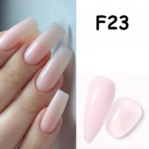 Гел лак Pretty F - за френски маникюр - 10 мл