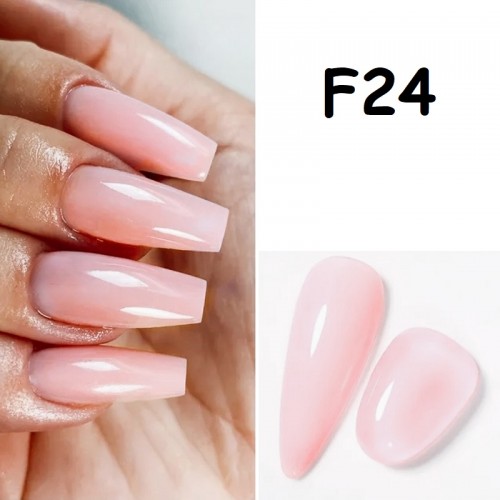 Гел лак Pretty F - за френски маникюр - 10 мл