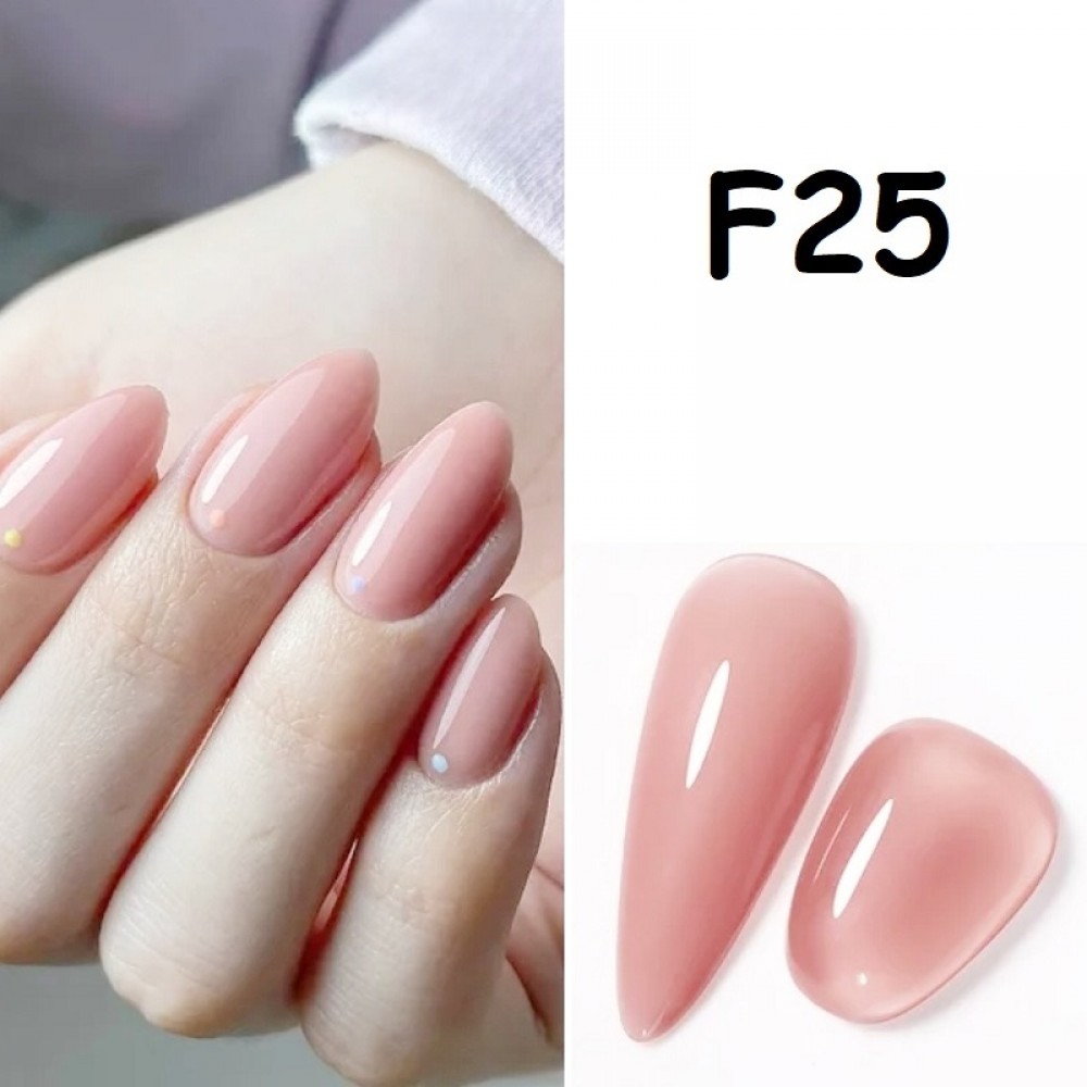 Гел лак Pretty F - за френски маникюр - 15 мл