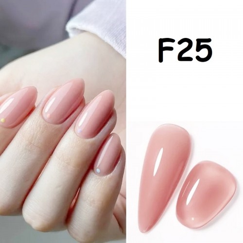 Гел лак Pretty F - за френски маникюр - 10 мл