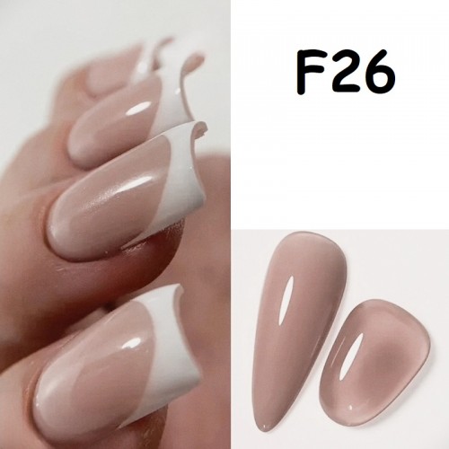 Гел лак Pretty F - за френски маникюр - 10 мл