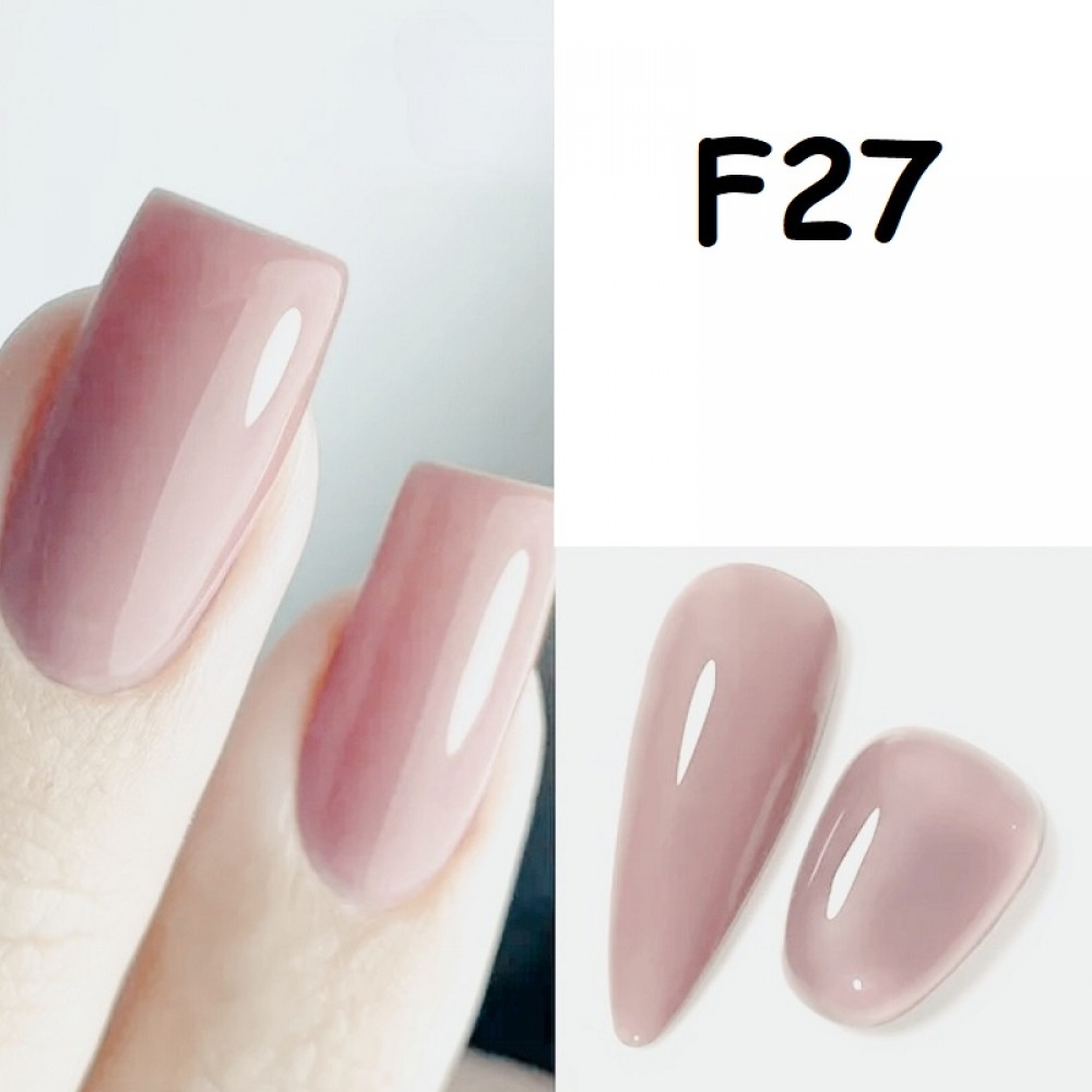 Гел лак Pretty F - за френски маникюр - 15 мл