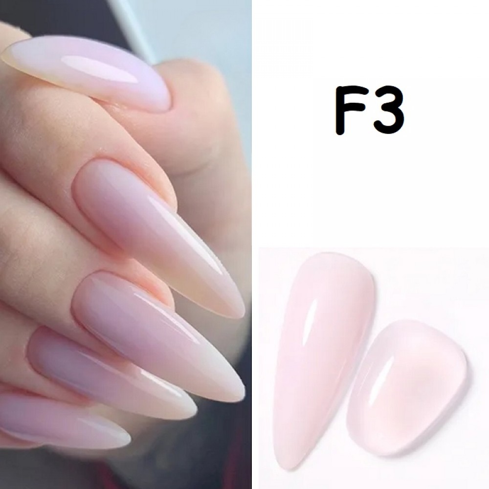 Гел лак Pretty F - за френски маникюр - 15 мл