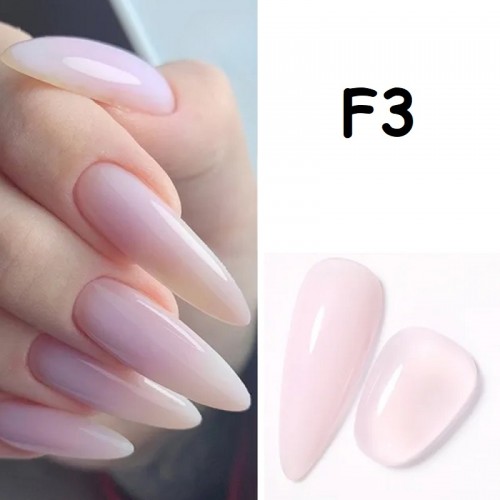 Гел лак Pretty F - за френски маникюр - 10 мл