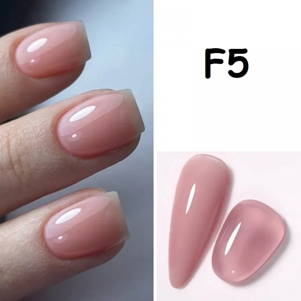 Гел лак Pretty F - за френски маникюр - 15 мл