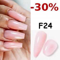 Гел лак Pretty F24 - за френски маникюр - 10 мл